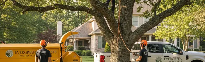 Tree service crew in Wilmington, NC providing professional tree removal and trimming for homeowners