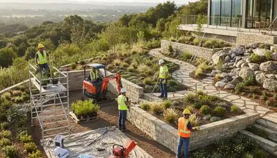 Wilmington, NC tree service crew providing coastal landscape design for storm-ready yards