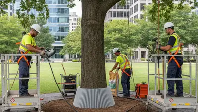 Root protection service in Wilmington, NC to prevent root stress, erosion, and soil compaction