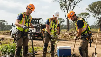 Tree planting service in Wilmington, NC for coastal landscapes and residential properties