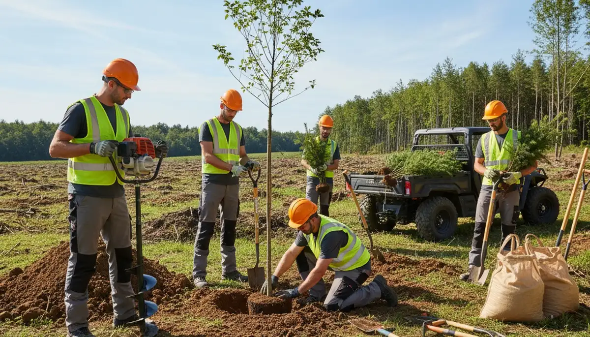 Tree planting service in Wilmington, NC for coastal landscapes and residential properties