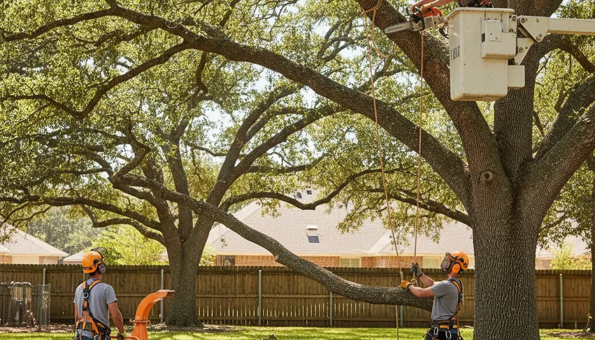 Wilmington, NC tree trimming crew pruning trees for healthier, safer storm-ready growth