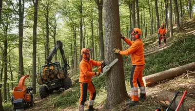 Woodlot management in Wilmington, NC by Arbor Tree Care for safer, healthier wooded acreage